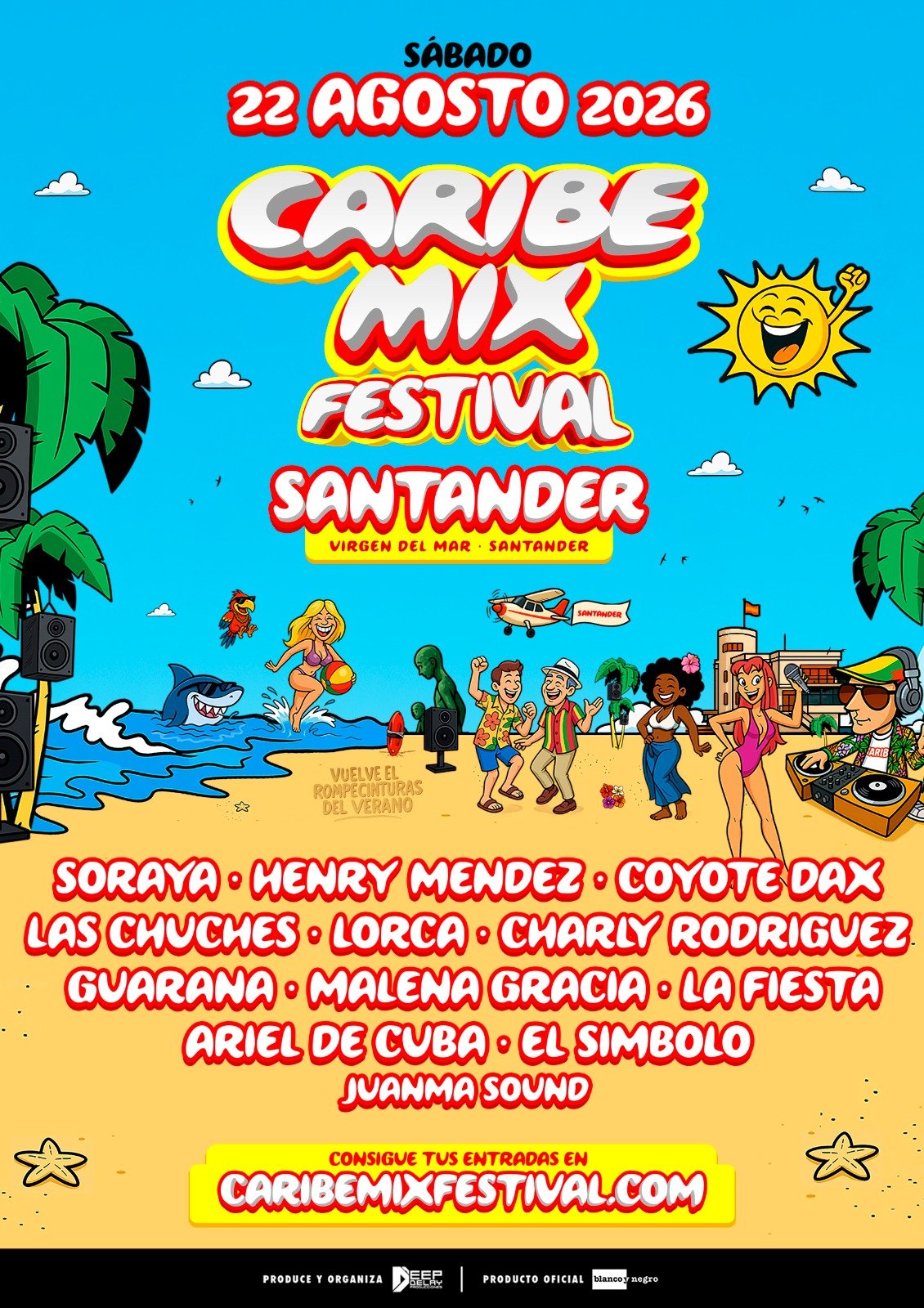 Cartel Caribe Mix Santander 2026