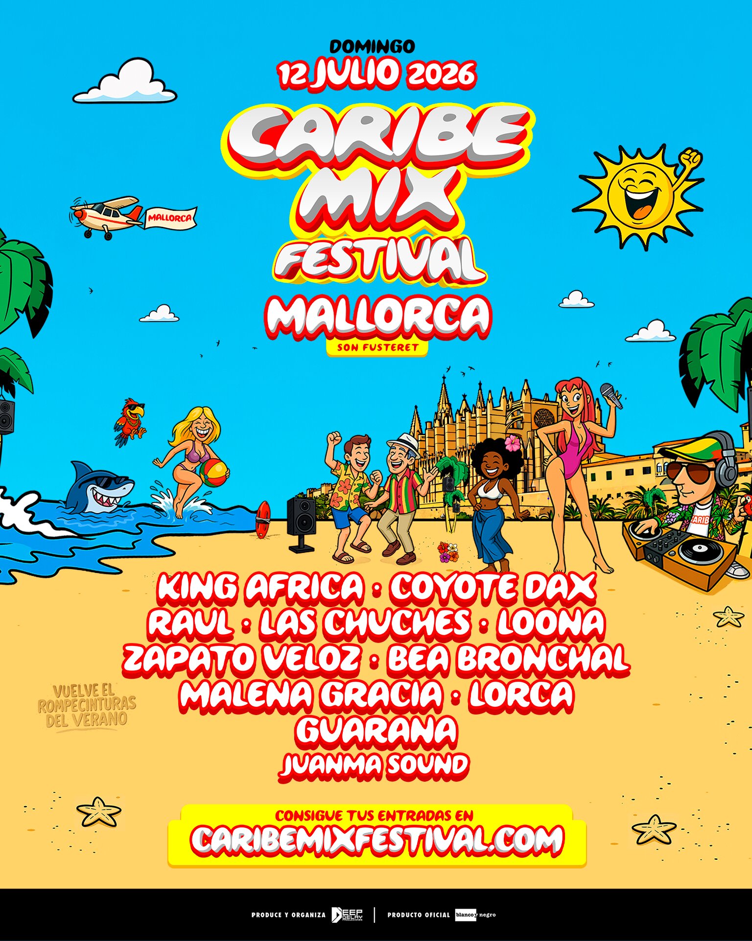Cartel Caribe Mix Mallorca 2026
