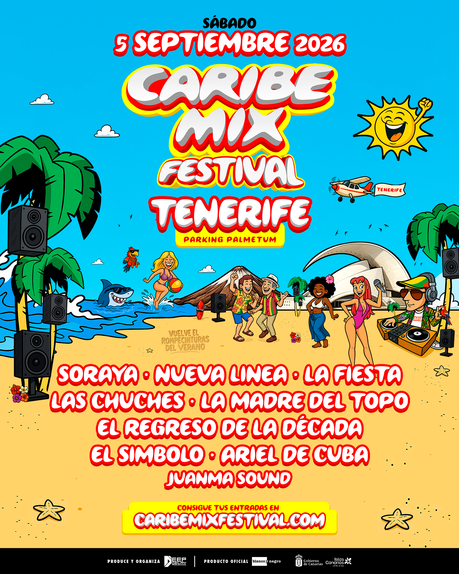Cartel Caribe Mix Tenerife 2026